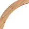 Ekena Millwork 5 1/2"W x 16"D x 16"H Thorton Smooth Knee Brace, Western Red Cedar BRC06X16X16THR00SWR - alternate 3